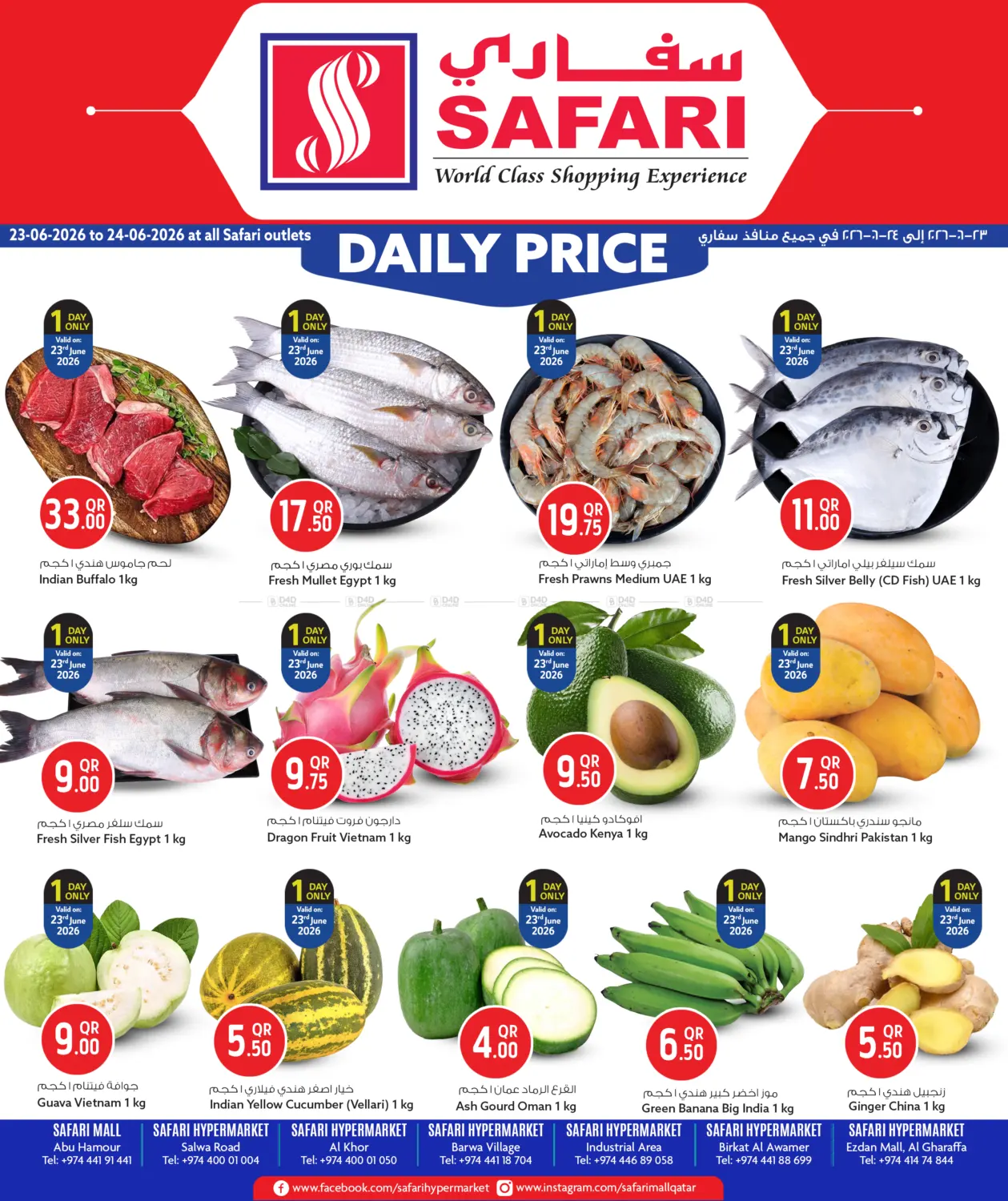 Daily Price in Doha