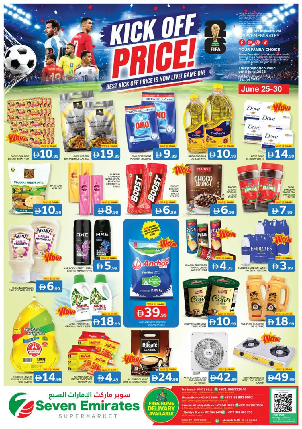 Kick Off Price in Abu Dhabi