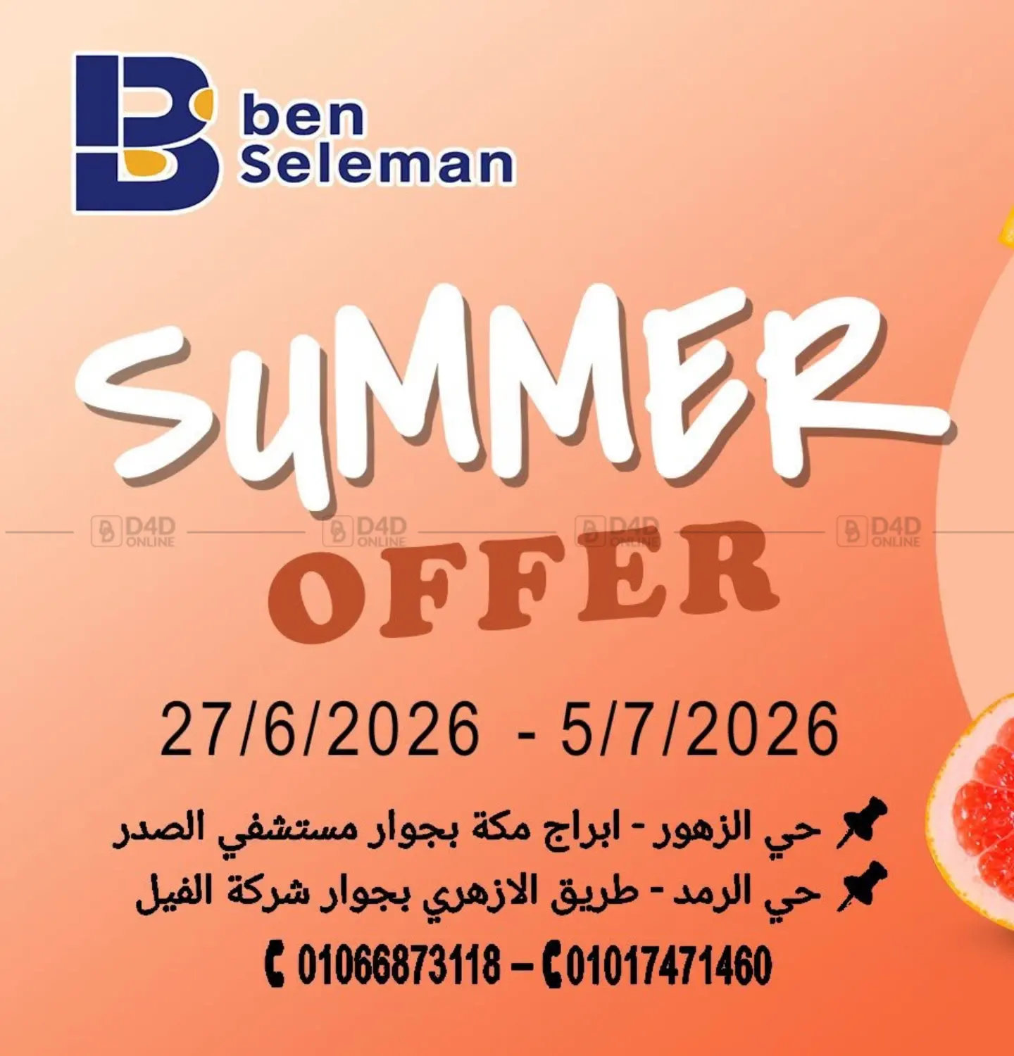 Summer offer in Cairo
