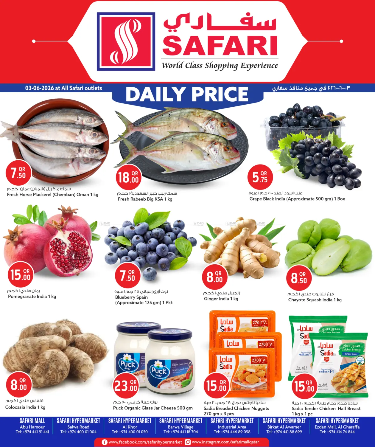 Daily Price in Al Shamal
