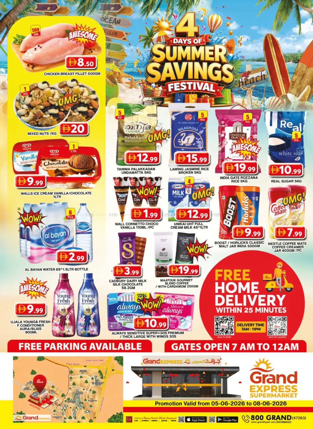 Grand expess supermarket in Dubai