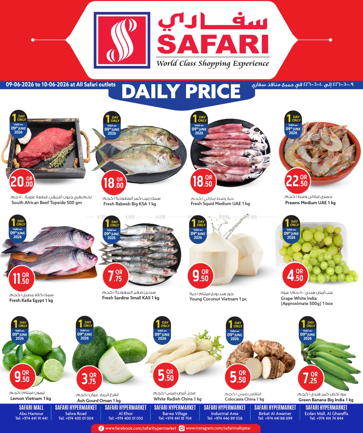 Daily Price in Al Shamal