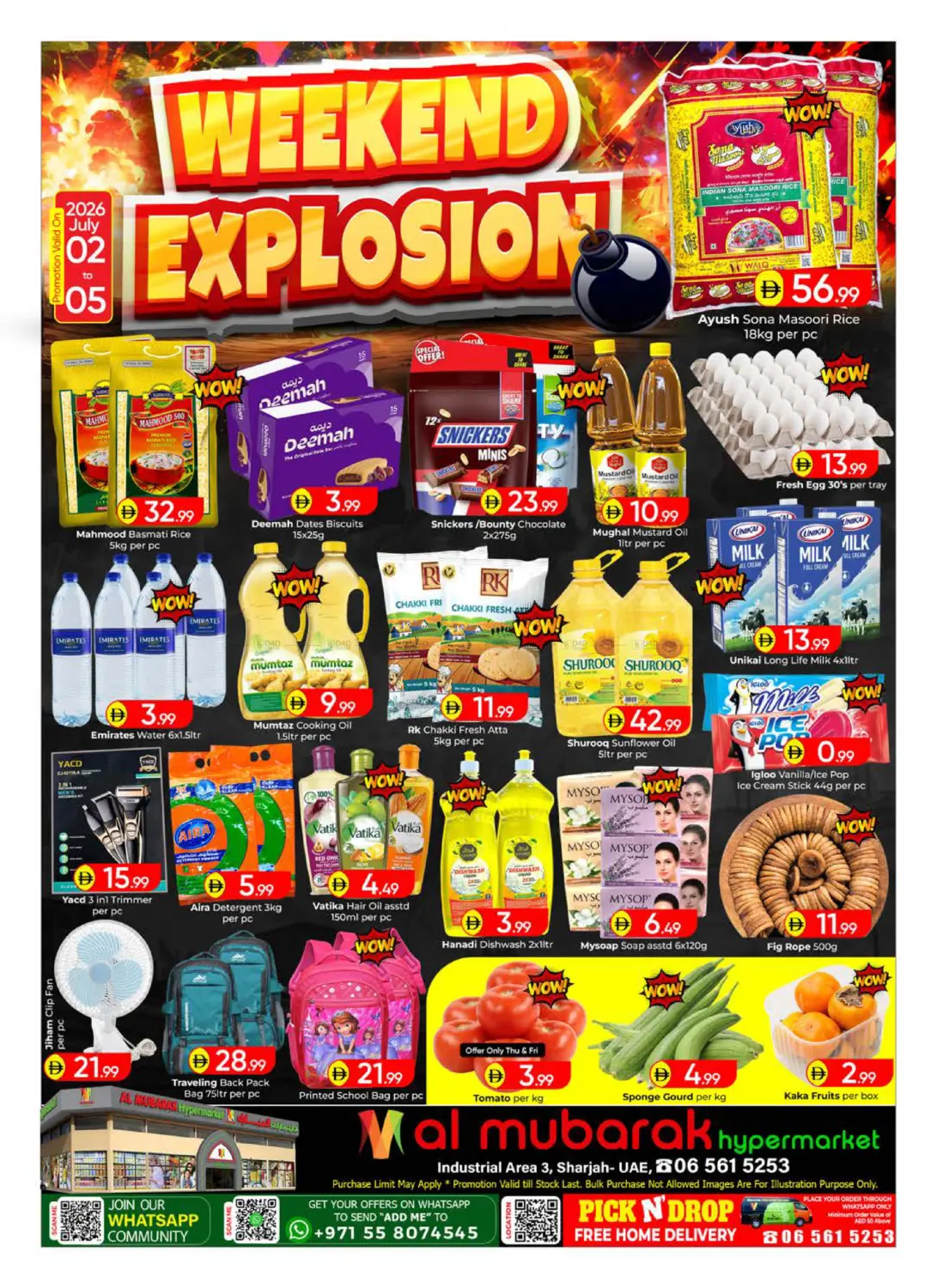 Weekend Explosion in Sharjah / Ajman