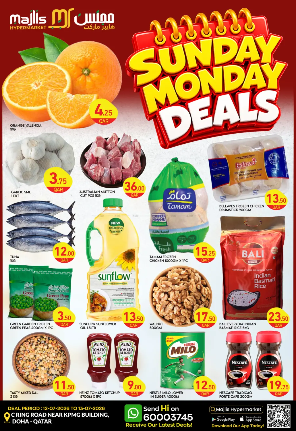 Sunday Monday  Deals in Doha