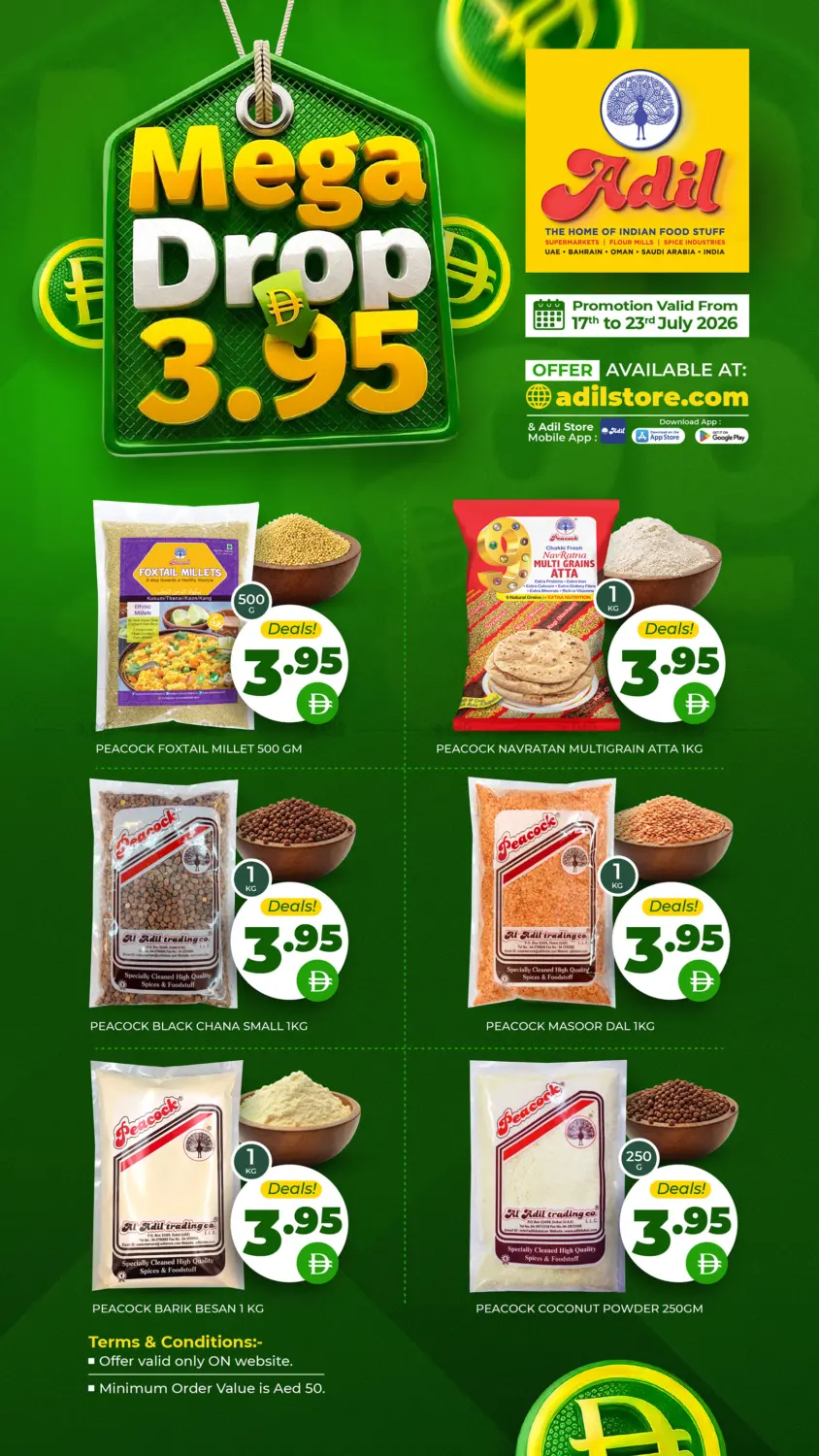 Mega Drop for 3.95 AED in Dubai