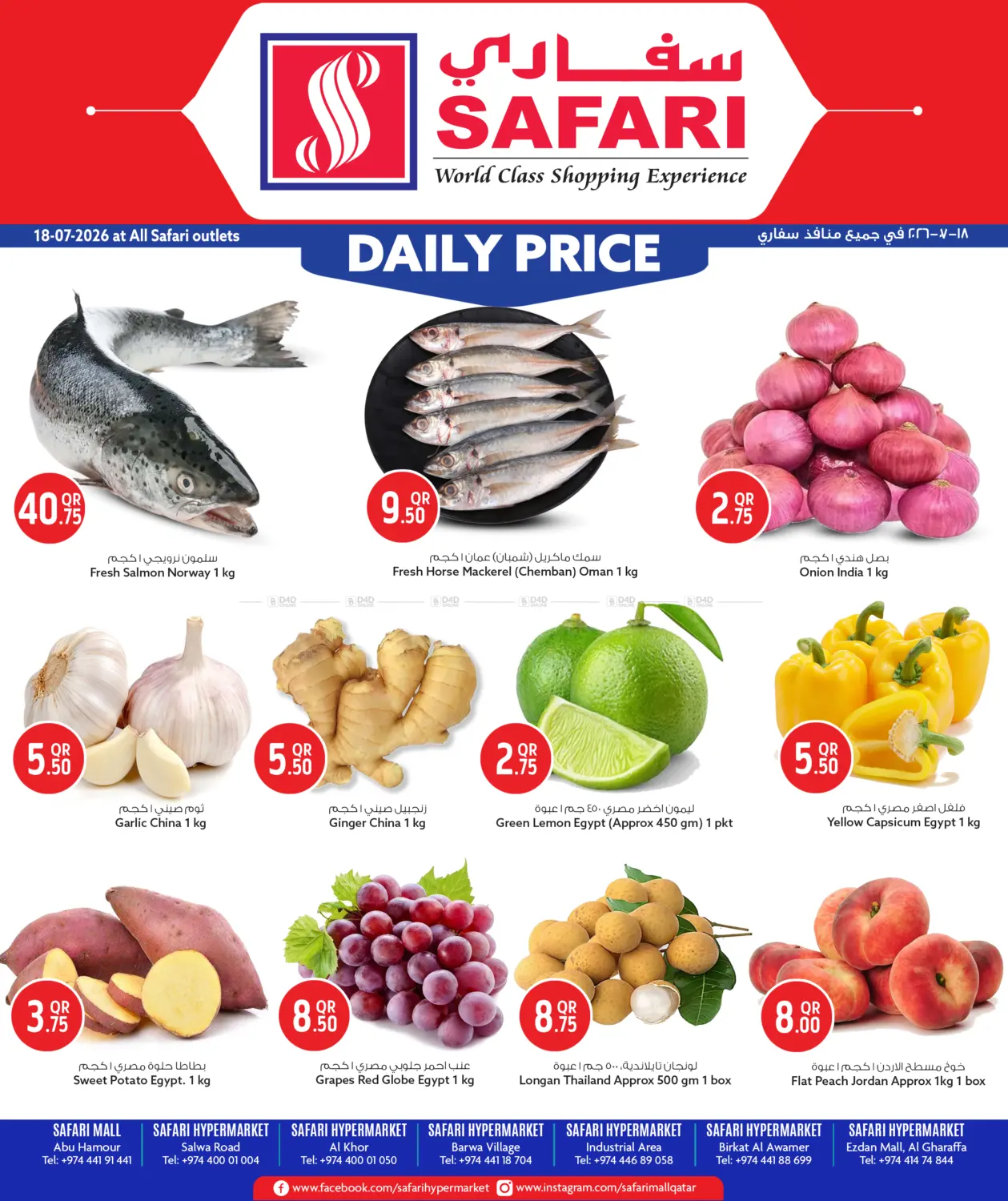 Daily Price in Al Shamal