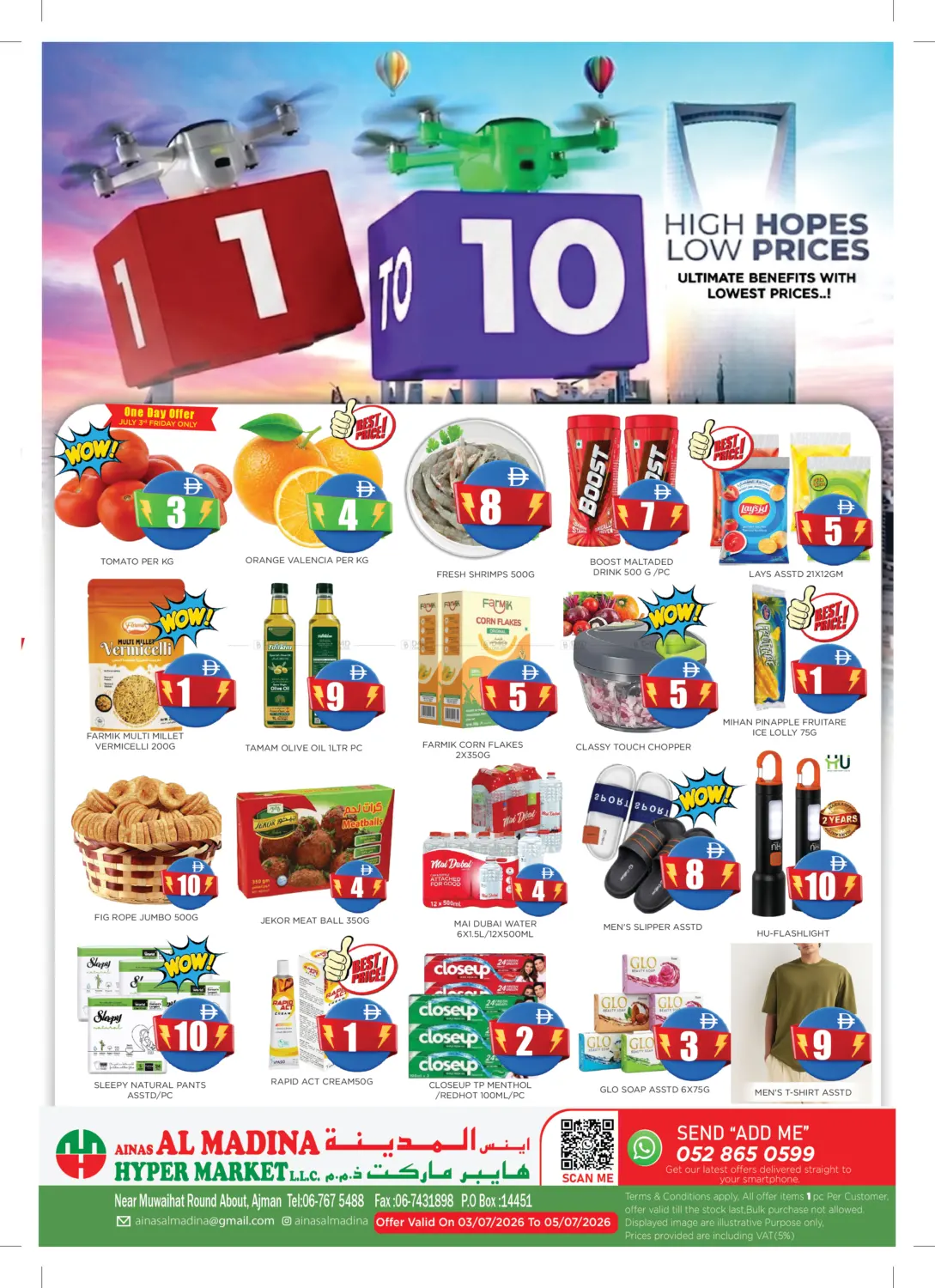 1 To 10 in Sharjah / Ajman