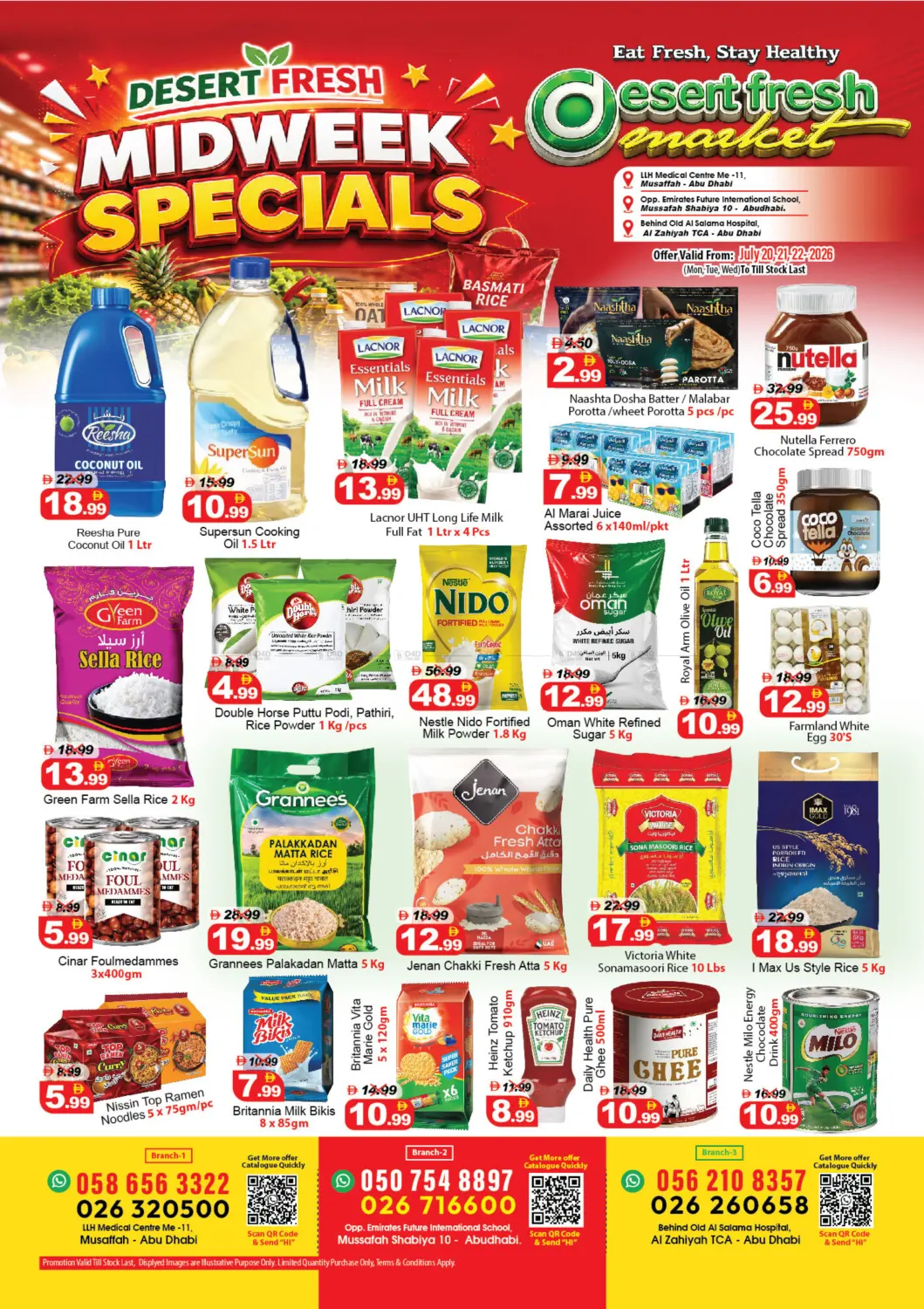 Midweek Specials in Abu Dhabi