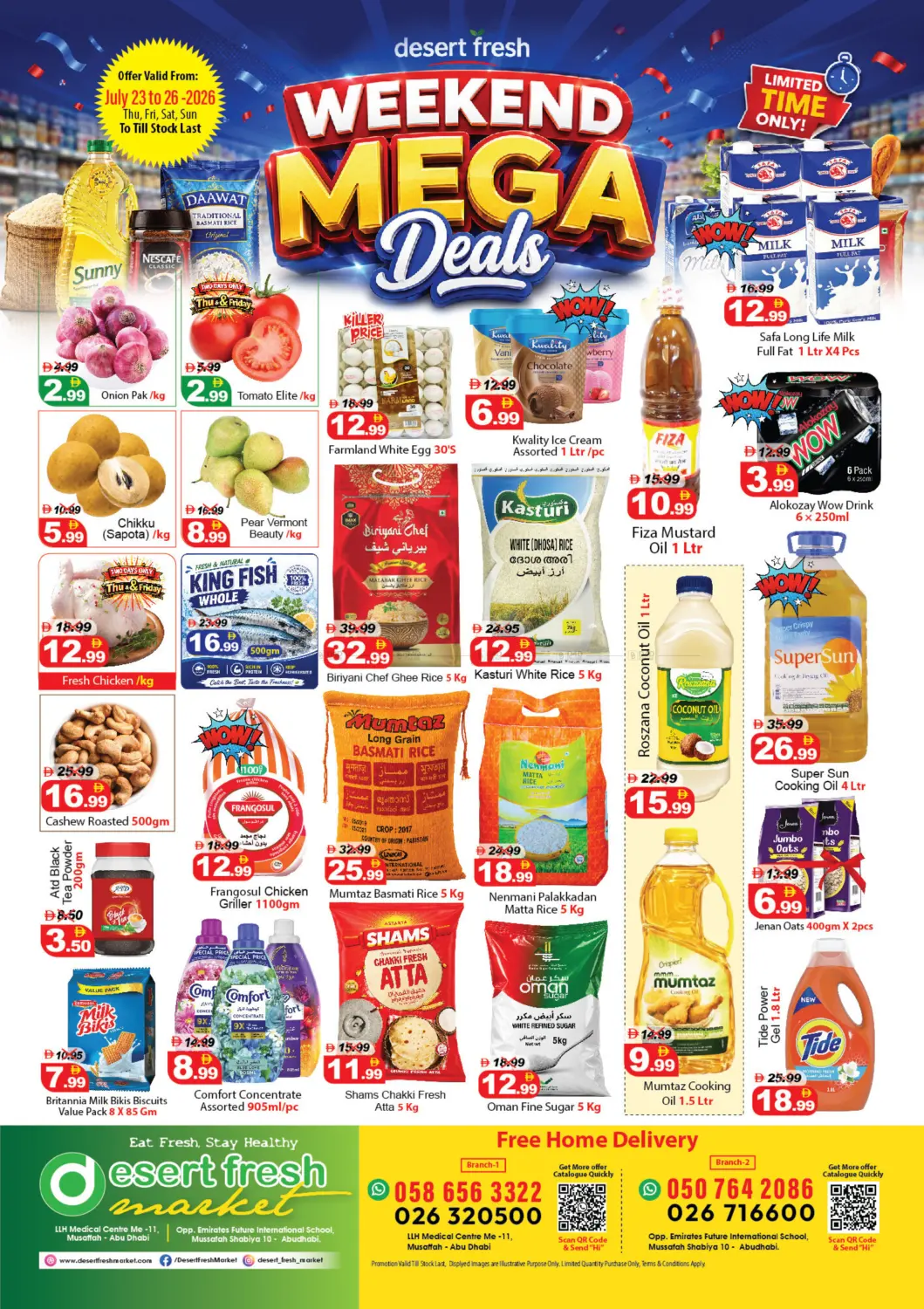 Weekend Mega Deals in Abu Dhabi