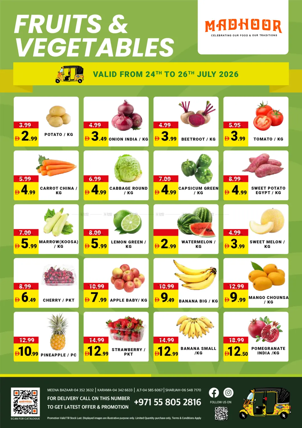 Fruits And Vegetables Offer in Dubai
