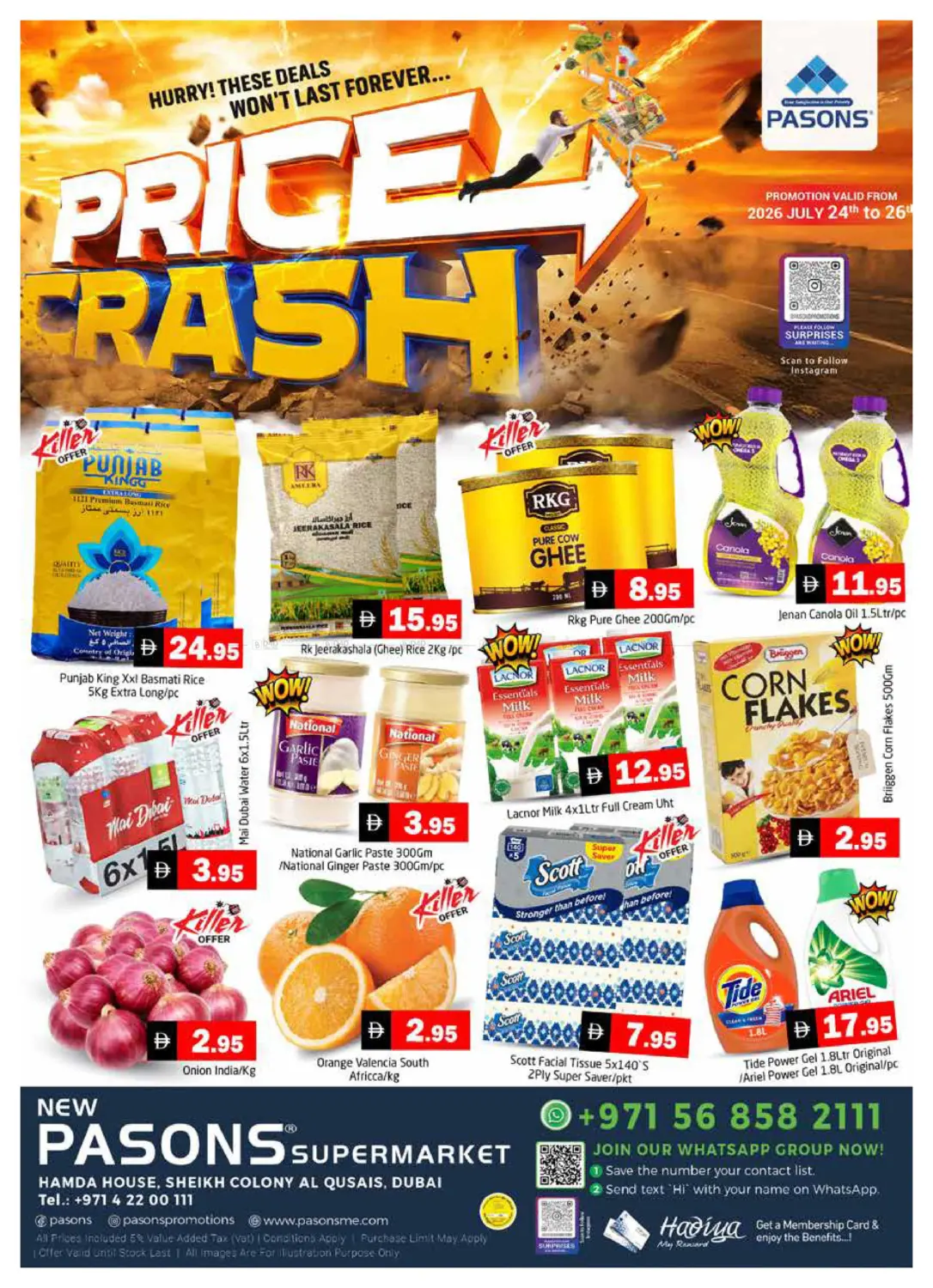 New Pasons Supermarket LLC in Dubai