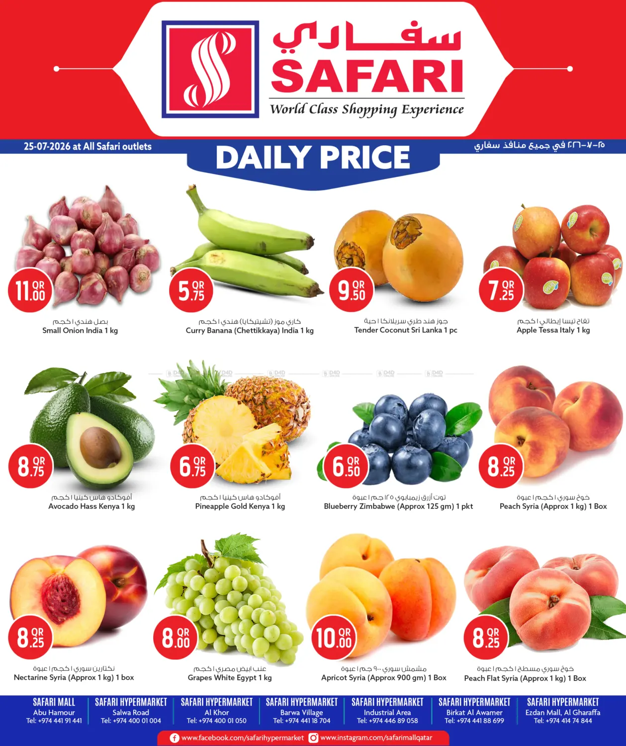 Daily Price in Umm Salal