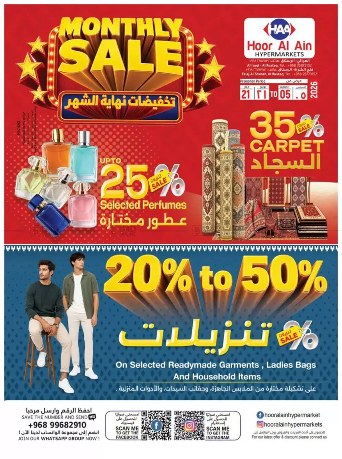 Monthly Sale in Sohar