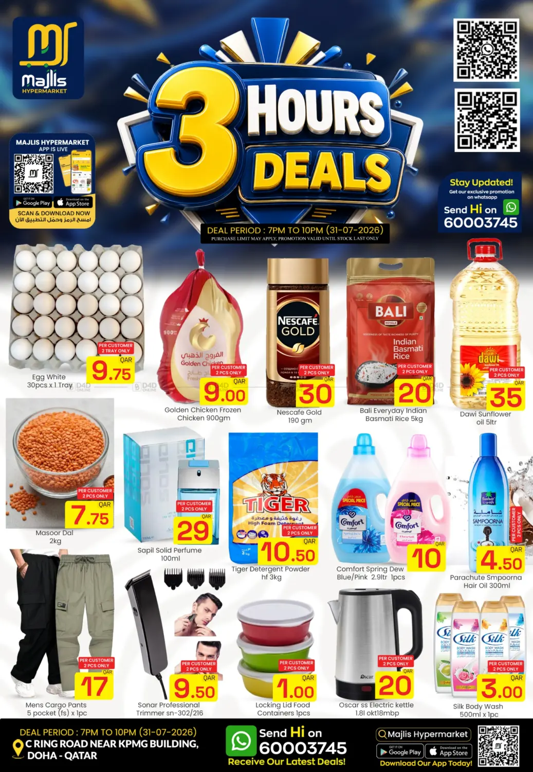 3 Hours Deal@ C Ring Road in Doha