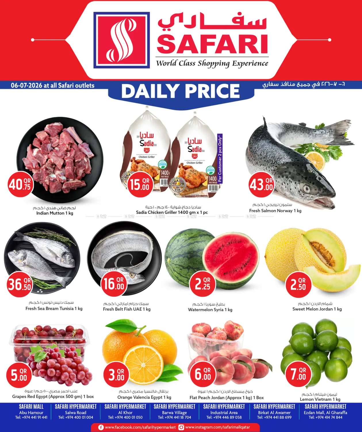 Daily Price in Umm Salal