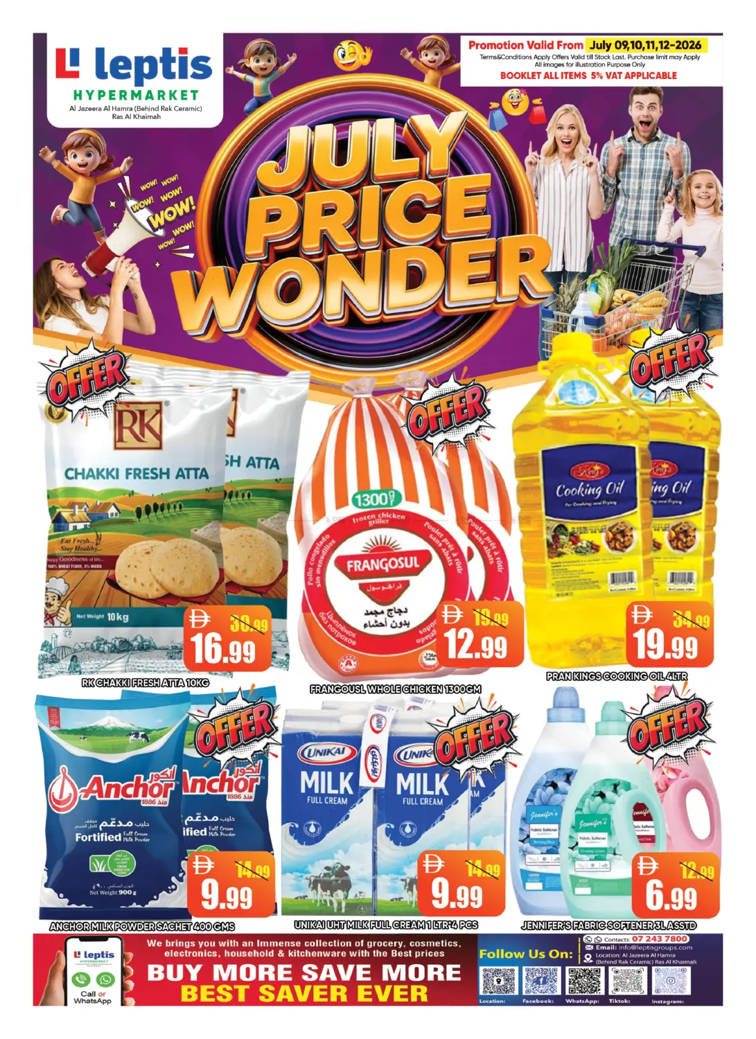 July Price Wonder in Ras al Khaimah