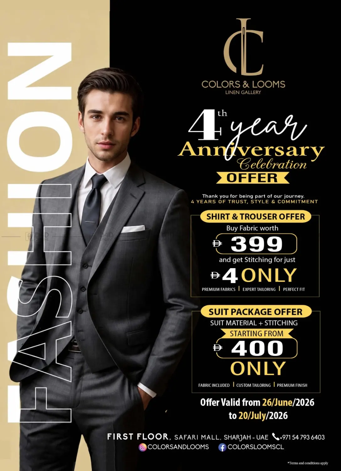 4th Year Anniversary Celebration Offer in دبي