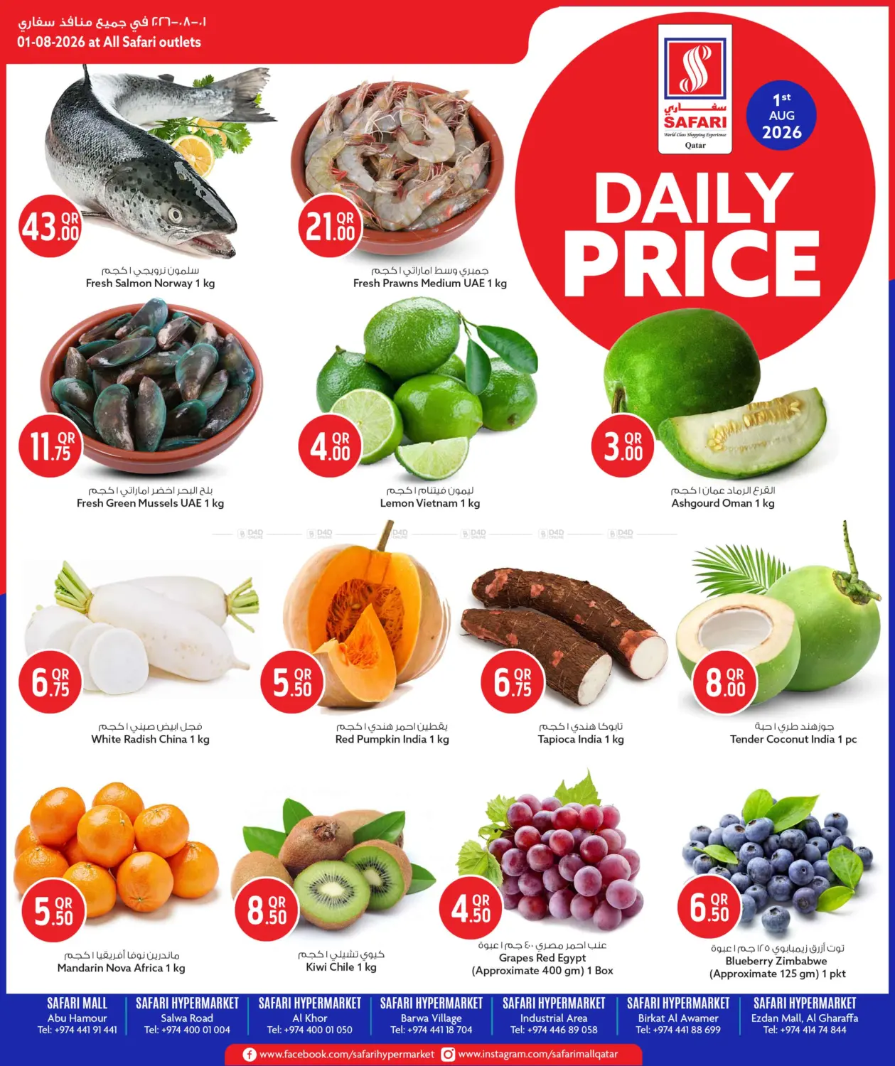 Daily Price in Al Wakra