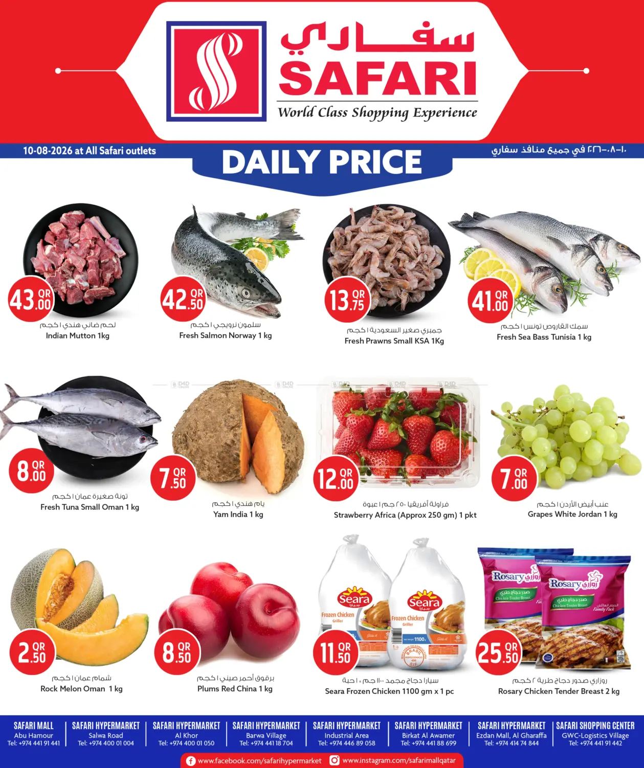 Daily Price in Al Khor