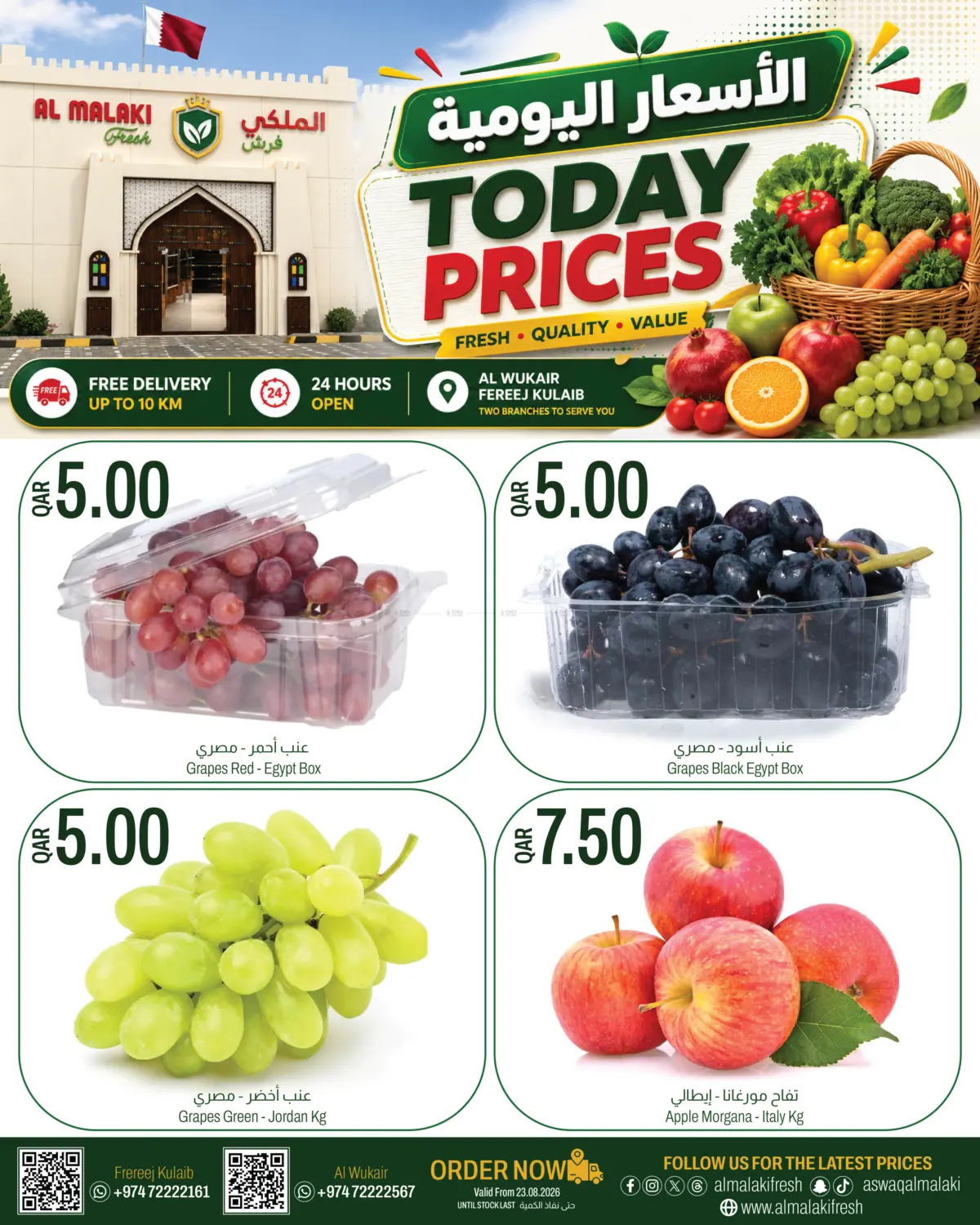 Today's Prices in Doha