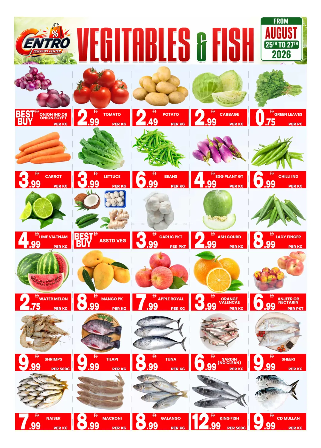 Fresh Offers in Dubai