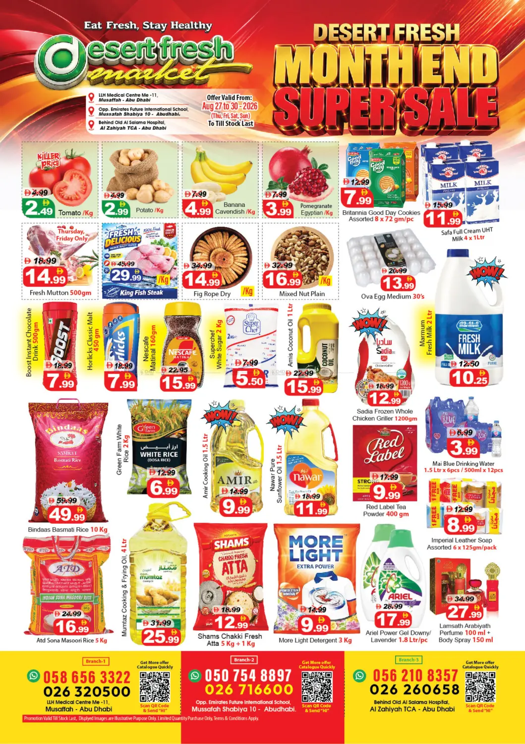 Desert Fresh Month End Super Sale in Abu Dhabi
