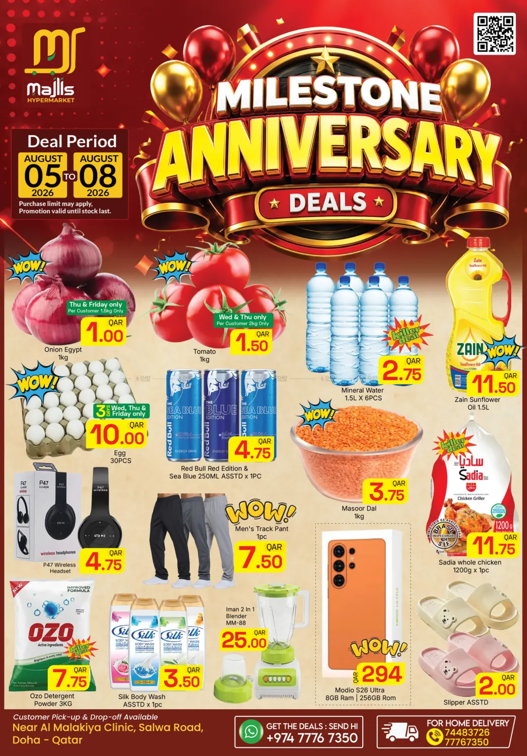Milestone Anniversary Deals@ Salwa Road in Doha