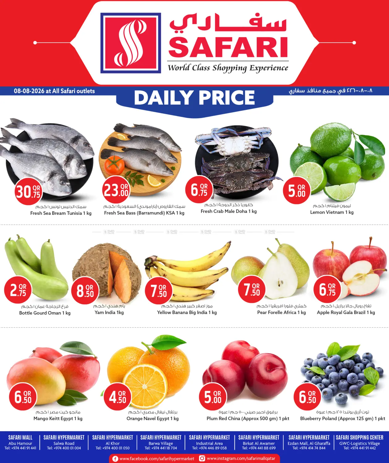 Daily Price in Al Shamal