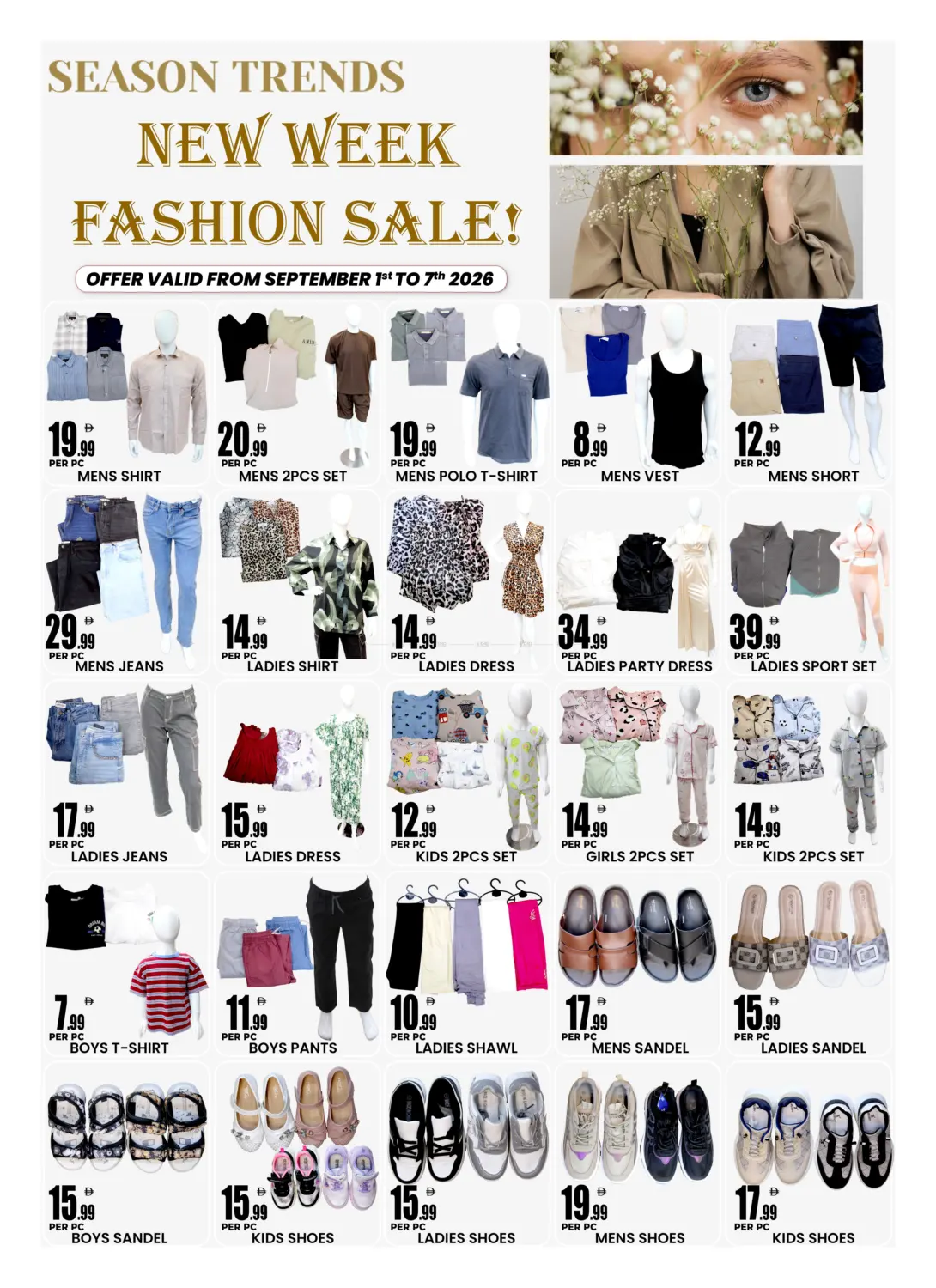 New Week Fashion Sale! in Dubai
