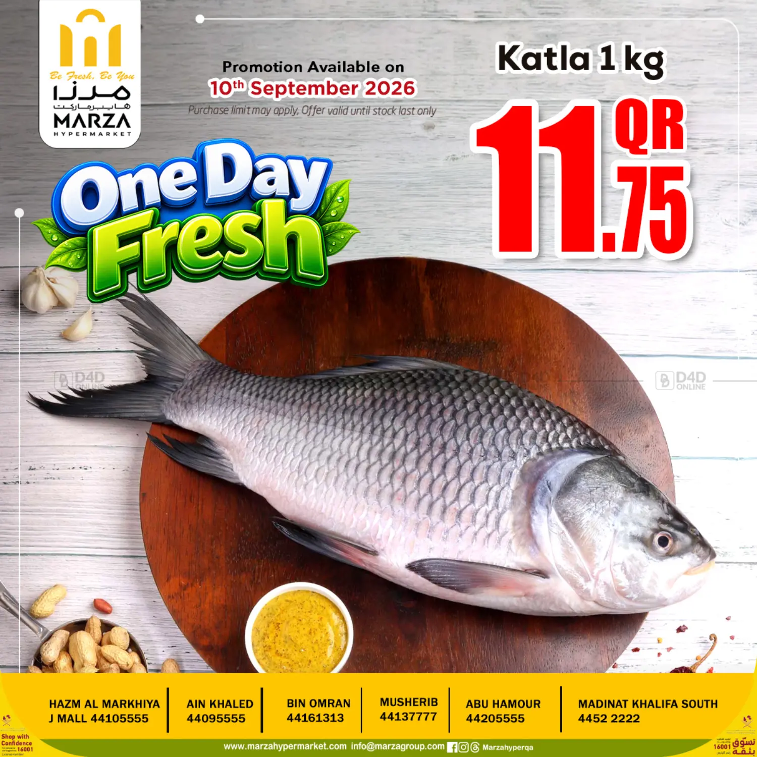 One Day Fresh Offers in Doha