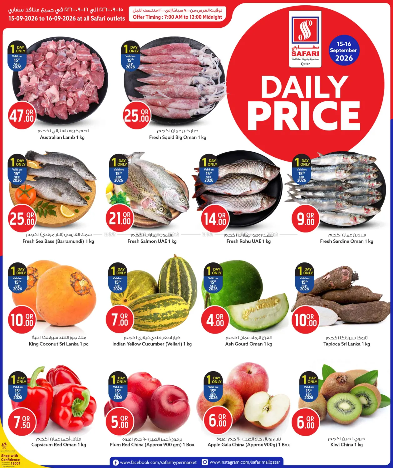 Daily Price in Umm Salal