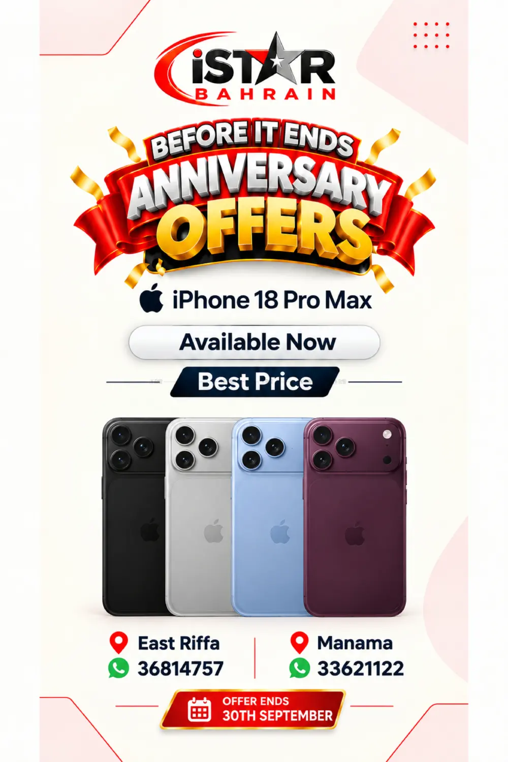 i STAR Mobiles Before IT Ends Anniversary Offers