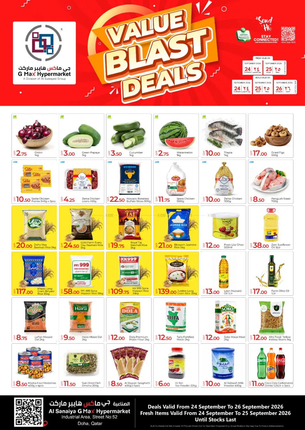 Value Blast Deals@ Al Sanaiya in Al Rayyan