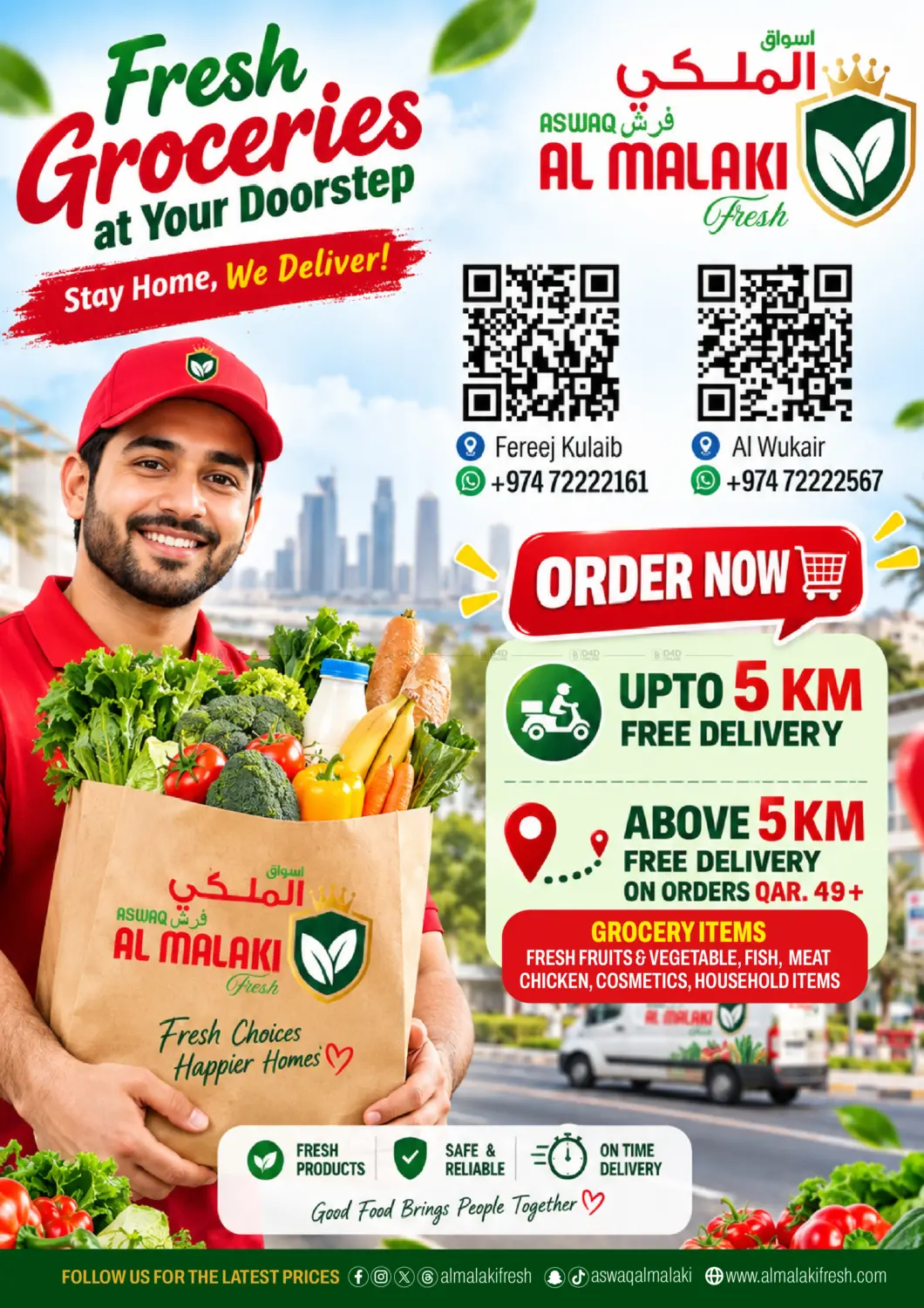 Fresh Groceries At Your Doorsteps in Al Khor
