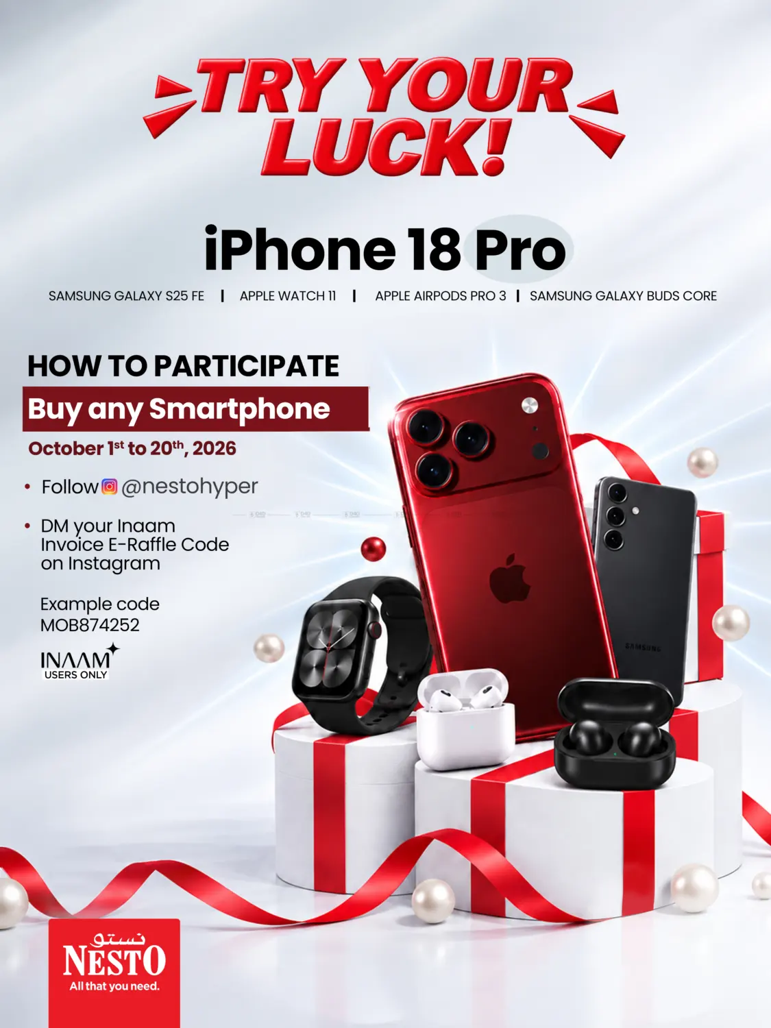 Try Your Luck! iphone 18 pro in Dubai