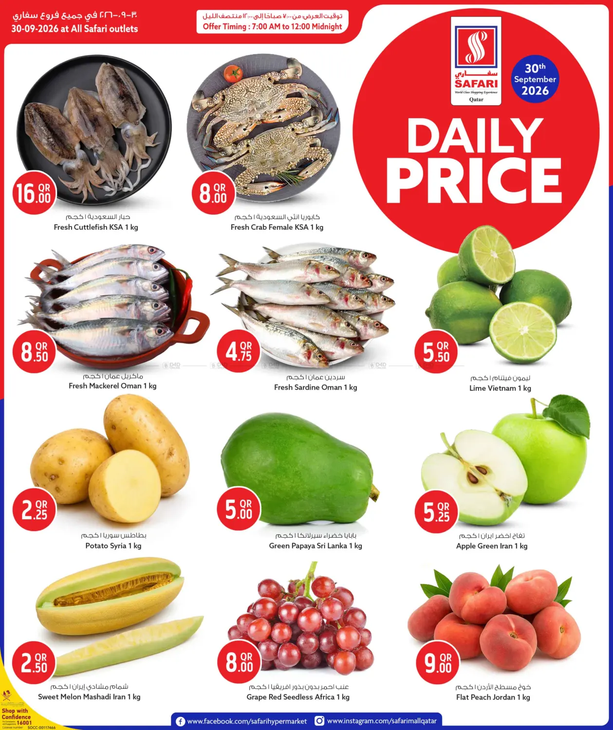 Daliy Price in Umm Salal