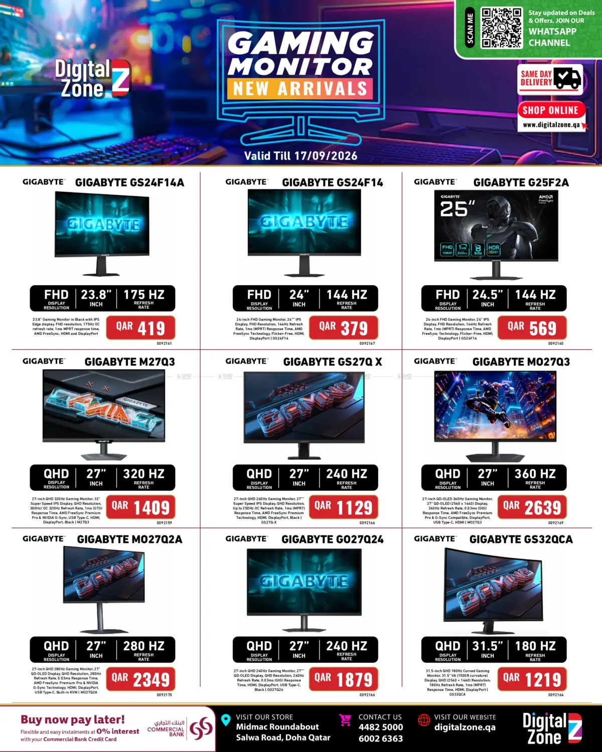 Gaming Monitor New Arrivals in Al Shamal