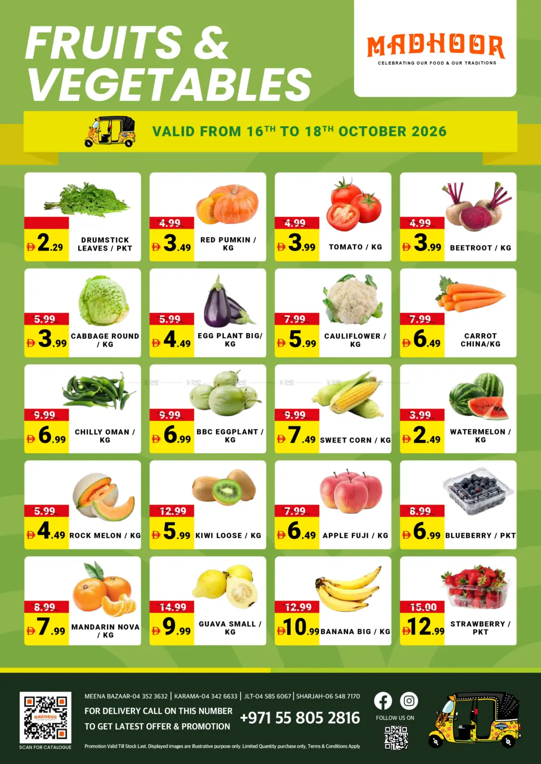 Fruits And Vegetables Offer in Dubai