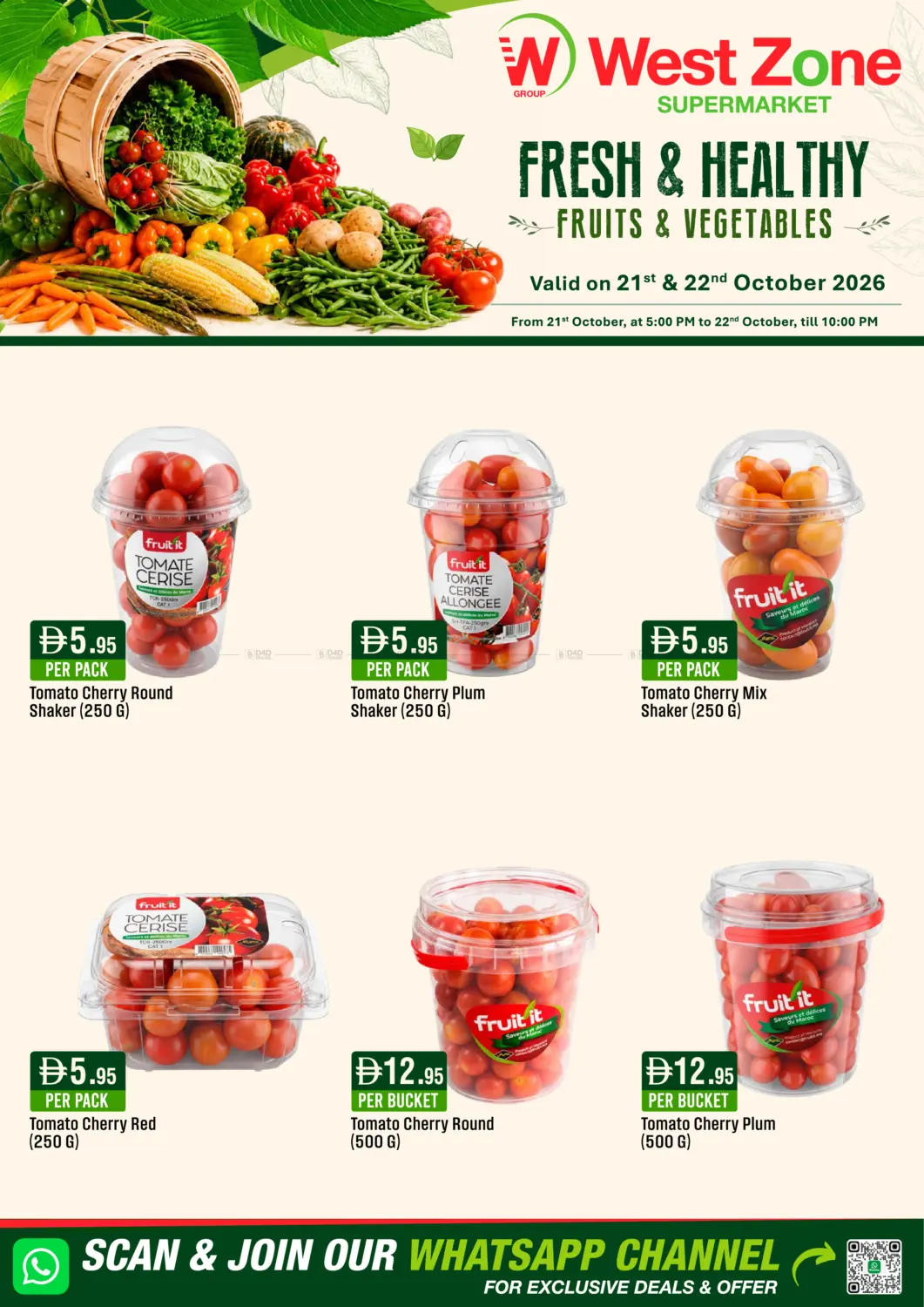 Fresh & Healthy Fruits And Vegetables in دبي