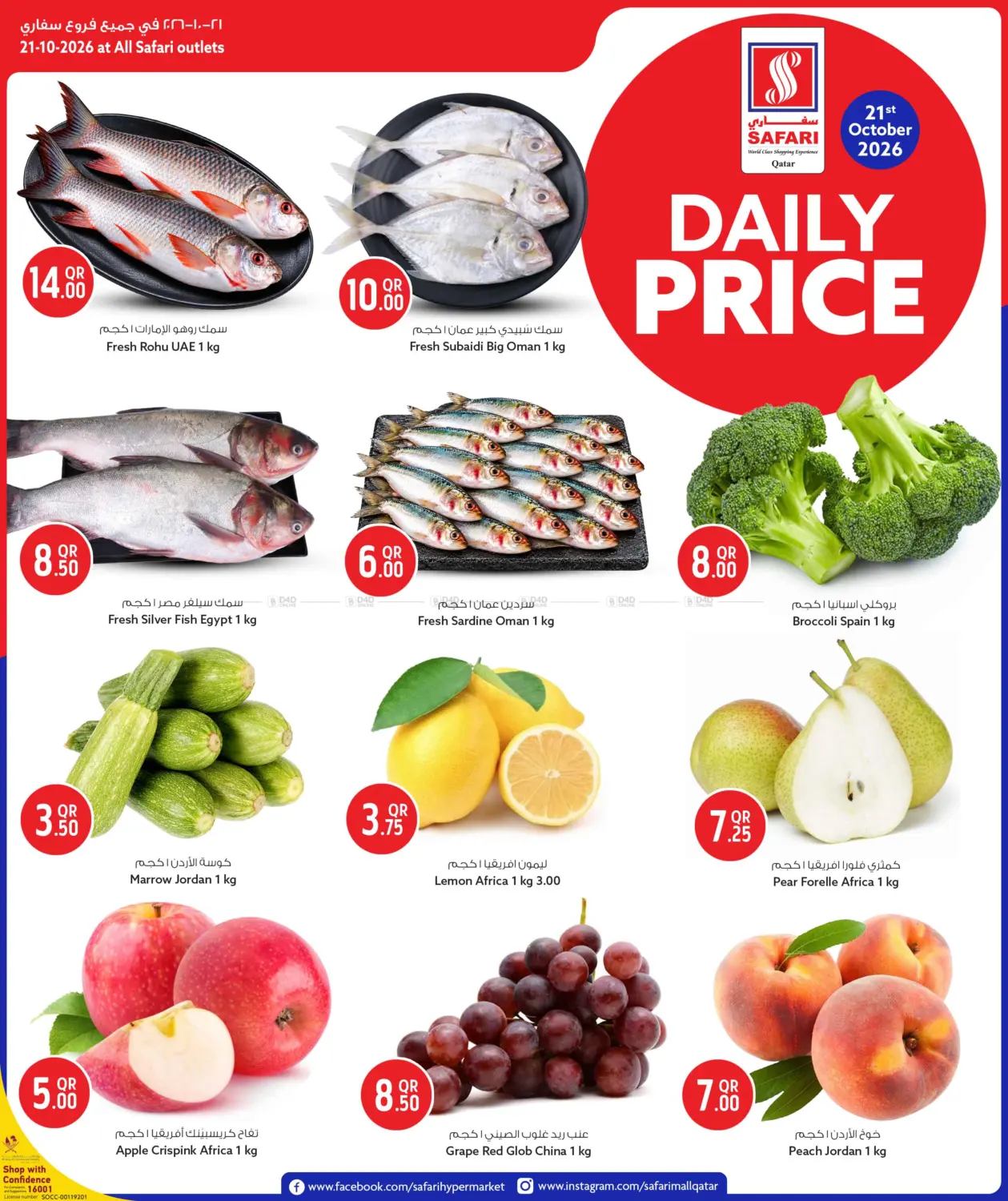 Daily Price in الدوحة