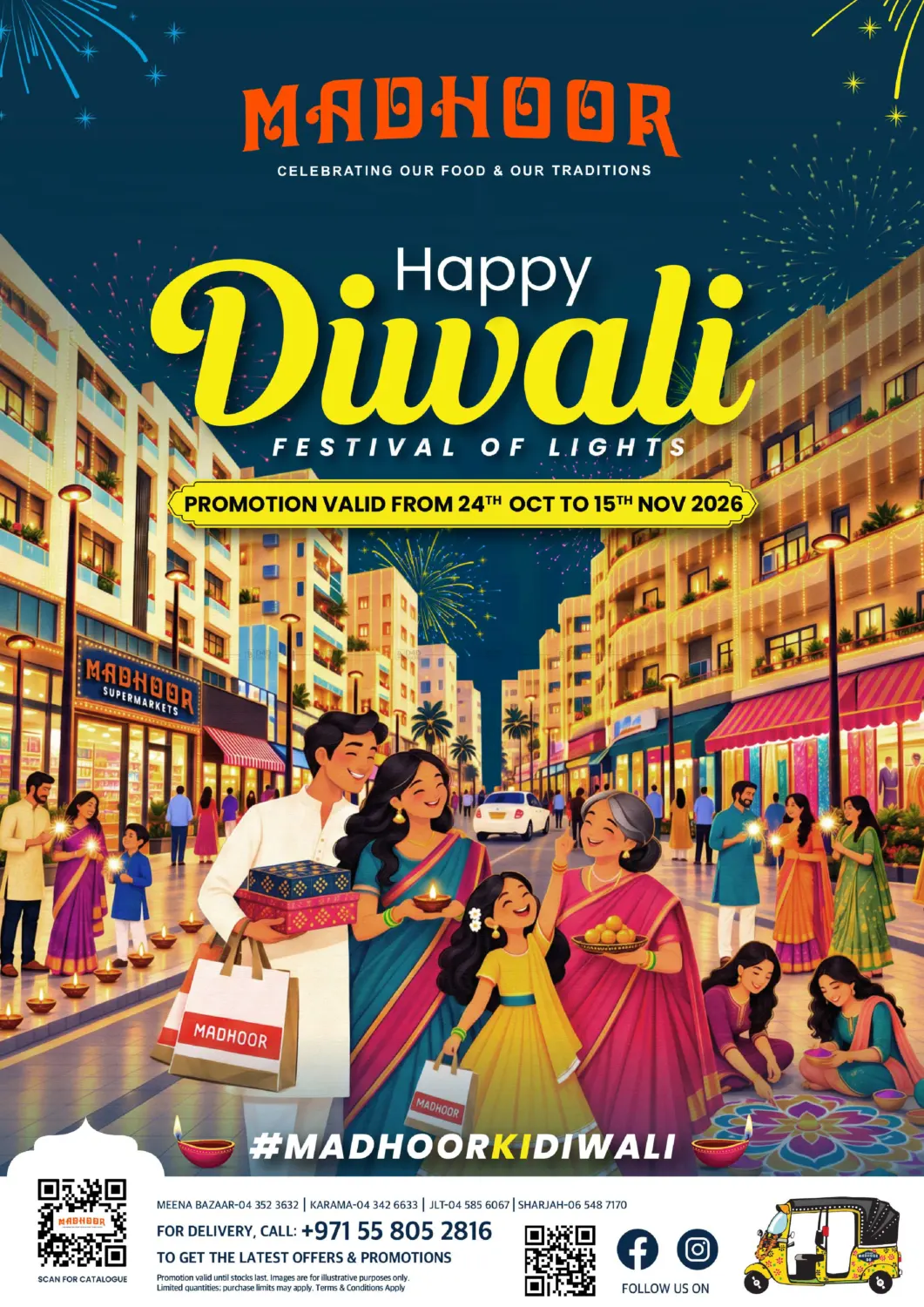 Happy Diwali in دبي