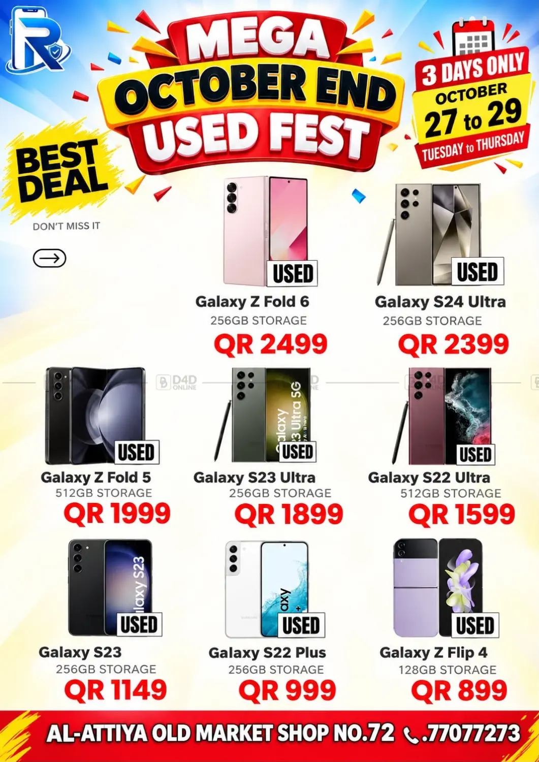 Mega October End Used Fest in Umm Salal