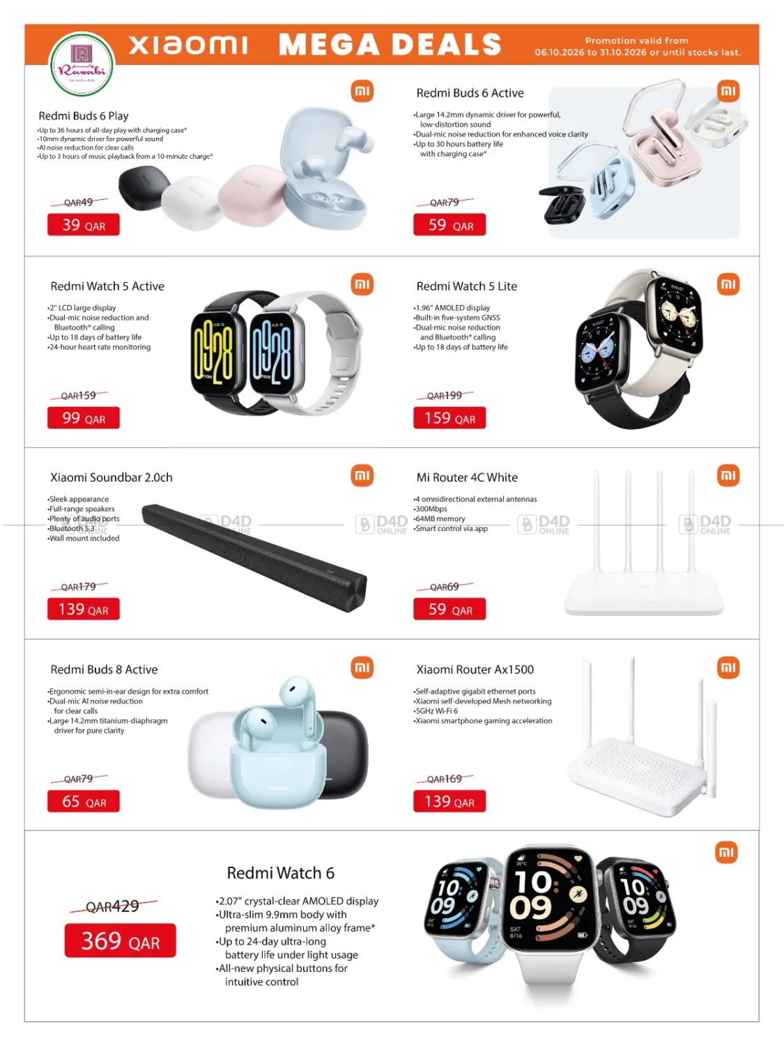 Xiaomi Mega Deals in Al Wakra