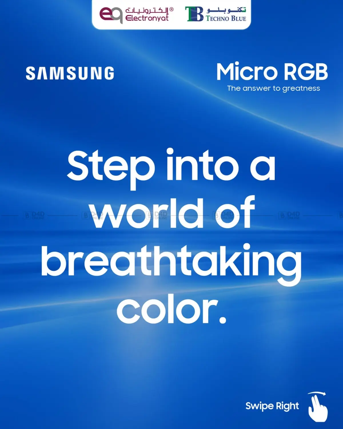 Experience the next level of home entertainment with Samsung Micro RGB in Al Wakra
