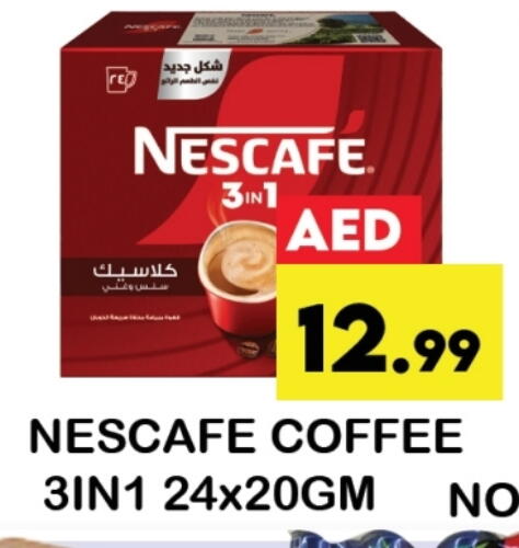 Tea & Coffee in Zain Mart Supermarket, UAE Offers - United Arab Emirates NESCAFE Coffee 3in1 available at Zain Mart Supermarket in UAE - Ras al Khaimah