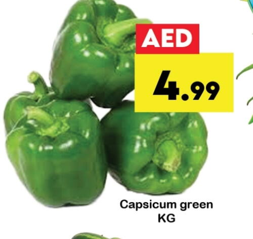 Fresh Vegetables in Zain Mart Supermarket, UAE Offers - United Arab Emirates Chilli / Capsicum available at Zain Mart Supermarket in UAE - Ras al Khaimah