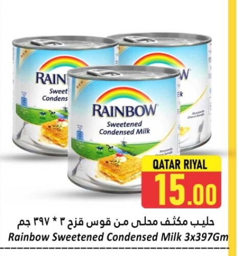 RAINBOW Condensed Milk available at Dana Hypermarket in Qatar - Umm Salal