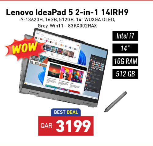 كمبيوتر ولابتوب in ديجيتال زون للتجارة, قطر Offers - قطر لينوفو لابتوب available at ديجيتال زون للتجارة in قطر - الخور