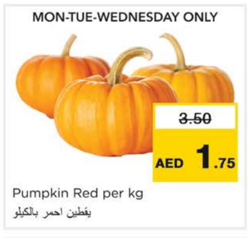 Fresh Vegetables in Nesto Hypermarket, UAE Offers - United Arab Emirates Pumpkin available at Nesto Hypermarket in UAE - Ras al Khaimah