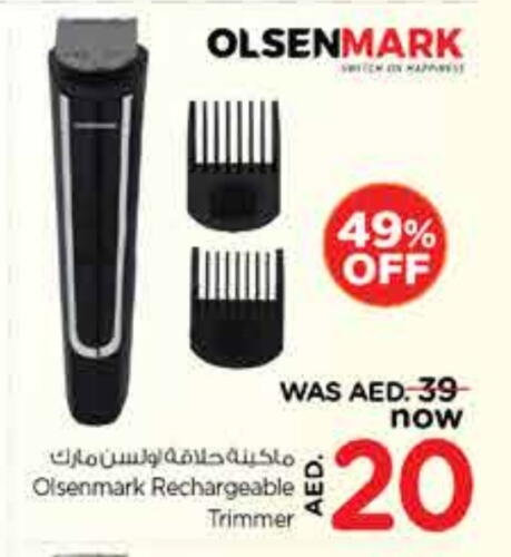 Shaving & Hair Removal in Nesto Hypermarket, UAE Offers - United Arab Emirates OLSENMARK Hair Remover available at Nesto Hypermarket in UAE - Sharjah / Ajman